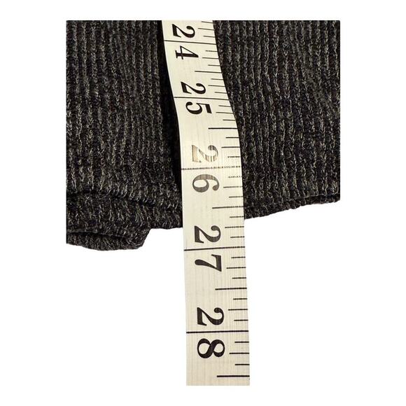 NEW Max Studio London Women's 2XL Black Gray V-Neck Tunic Sweater Long Sleeve - Picture 4 of 8